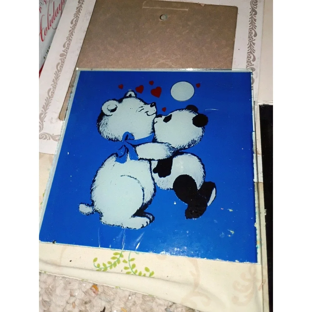 Unicorn & Panda Carnival Fair Mirror Prize Set Of 3 Glass 6